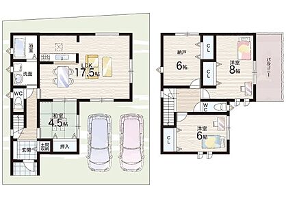○孔舎衙東小学校・・・徒歩14分 ○孔舎衙中学校・・・徒歩19分 