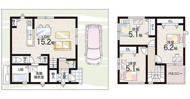 【3LDK】○用和小学校・・・徒歩6分 ○八尾中学校・・・徒歩10分