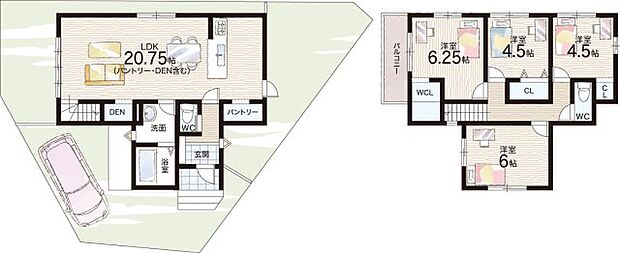 【4LDK】○寺田小学校・・・徒歩１４分 ○東城陽中学校・・・徒歩２５分