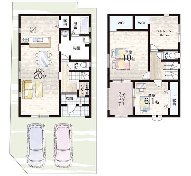 【2LDK+S(納戸)】○八下小学校・・・徒歩11分 ○美原西中学校・・・徒歩11分