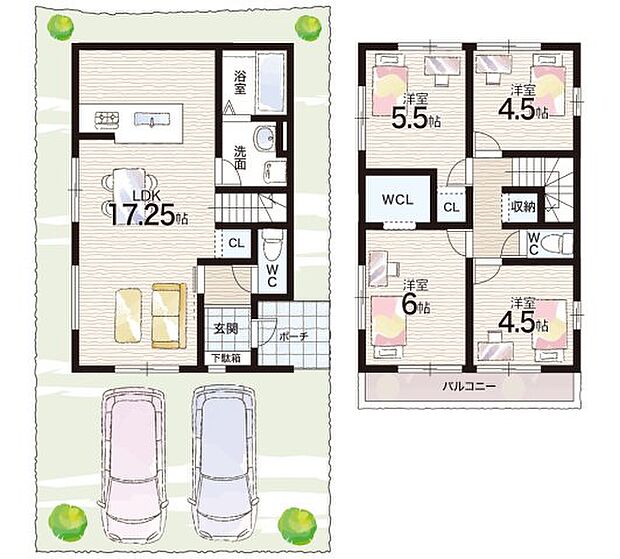 【4LDK】○藤井寺南小学校・・・徒歩7分 ○藤井寺中学校・・・徒歩14分