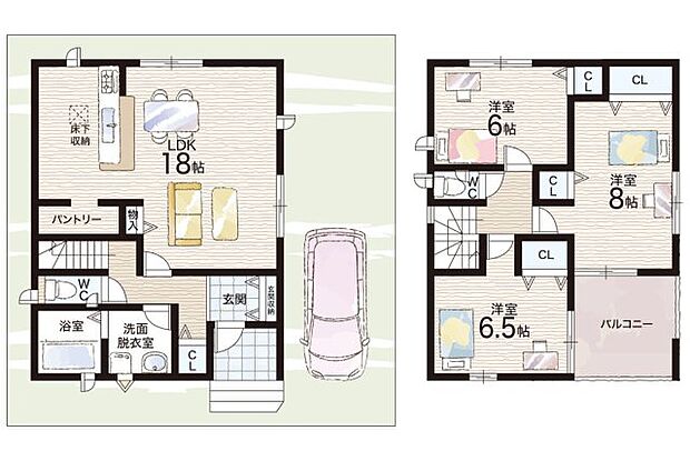 【3LDK】○片桐小学校・・・徒歩17分 ○郡山南中学校・・・徒歩12分