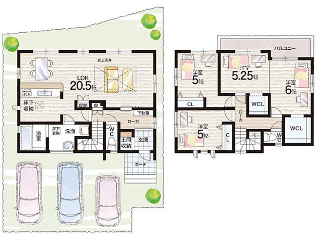 【3LDK】○辰市小学校・・・徒歩9分 ○都南中学校・・・徒歩23分