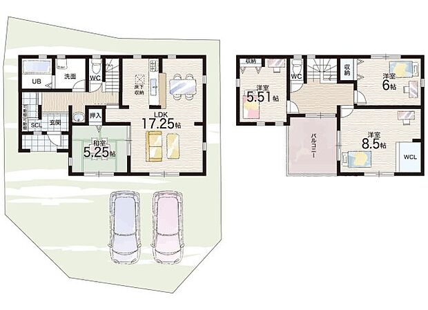 【4LDK】○祇王小学校・・・徒歩9分 ○野洲北中学校・・・徒歩14分