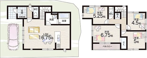 【4LDK】○南八下小学校・・・徒歩６分 ○南八下中学校・・・徒歩１１分
