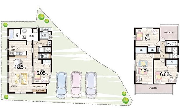 【4LDK】○松尾台小学校・・・徒歩3分 ○清陵中学校・・・徒歩15分