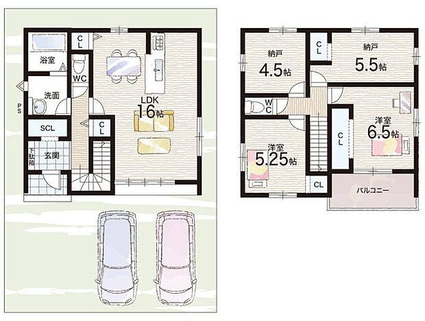 【2LDK】○松陽小学校・・・徒歩3分 ○樫原中学校・・・徒歩13分