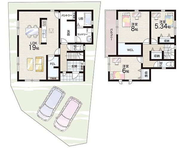 【3LDK+S(納戸)】○道場小学校・・・徒歩10分 ○北神戸中学校・・・徒歩17分