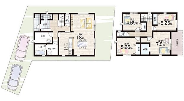 【3LDK】○道場小学校・・・徒歩10分 ○北神戸中学校・・・徒歩17分