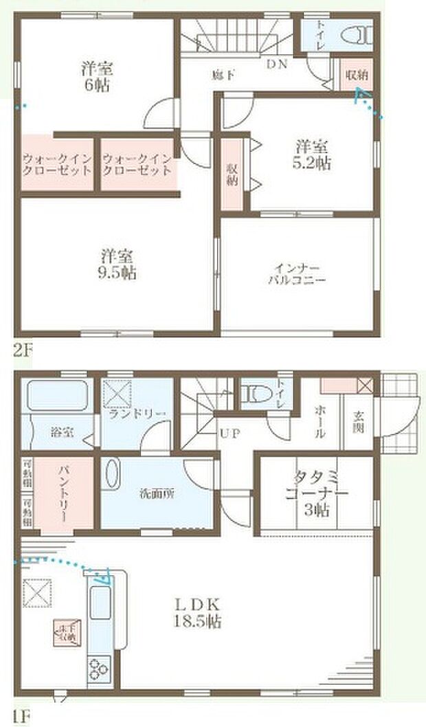 【3LDK】○平尾小学校・・・徒歩10分 ○美原中学校・・・徒歩18分