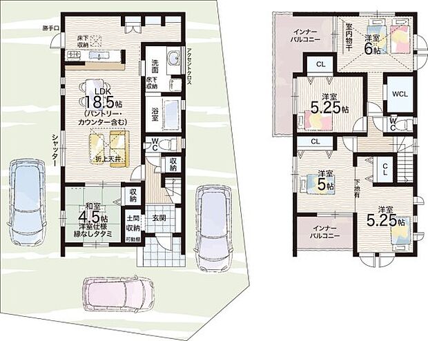【4LDK】○亀岡小学校・・・徒歩14分 ○亀岡中学校・・・徒歩13分