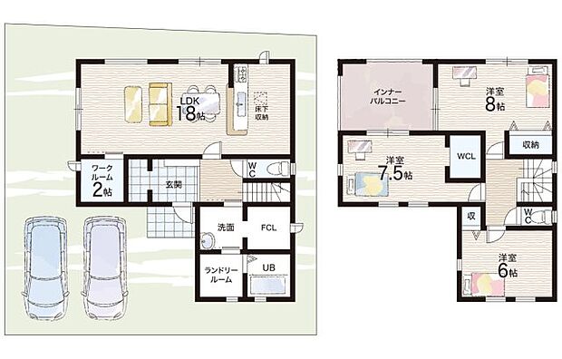 【3LDK+S(納戸)】○辰市小学校・・・徒歩13分 ○都南中学校・・・徒歩25分