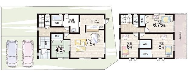 【4LDK】○平和小学校・・・徒歩24分 ○郡山東中学校・・・徒歩23分