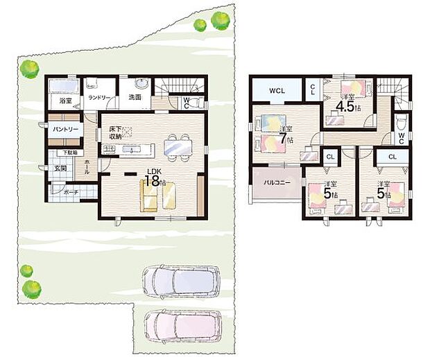 【4LDK】○壱分小学校・・・徒歩7分 ○大瀬中学校・・・徒歩11分
