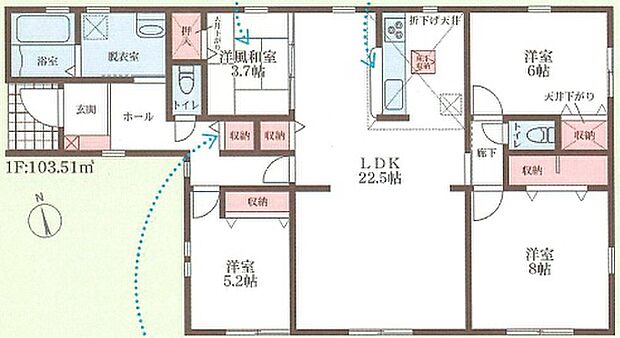 【3LDK+S(納戸)】○旭ヶ丘小学校・・・徒歩9分 ○香芝北中学校・・・徒歩14分