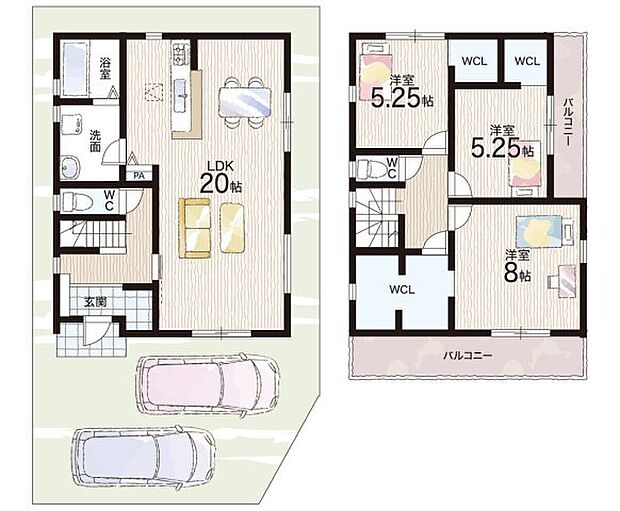 【3LDK】○郡山南小学校・・・徒歩9分 ○郡山中学校・・・徒歩24分