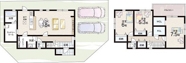 【3LDK+S(納戸)】○綾部小学校・・・徒歩24分 ○綾部中学校・・・徒歩11分