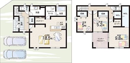 ○辰市小学校・・・徒歩10分 ○都南中学校・・・徒歩23分 