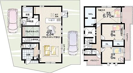 ○雄琴小学校・・・徒歩24分 ○日吉中学校・・・徒歩50分 