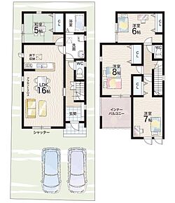 ○石部南小学校・・・徒歩9分 ○石部中学校・・・徒歩5分 