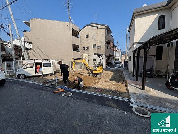 【外観】現在建築中！落ち着いた街並みで新生活を始めることが出来そう！周辺の物件も併せてご紹介させて頂きます！