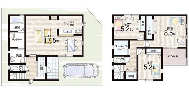 【3LDK+S(納戸)】○四条小学校・・・徒歩15分 ○四条中学校・・・徒歩7分