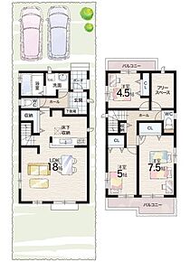 ○園和北小学校・・・徒歩7分 ○園田東中学校・・・徒歩15分 