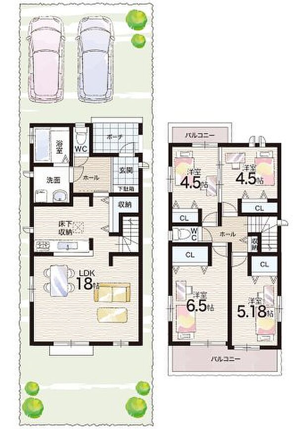 【4LDK】○園和北小学校・・・徒歩7分 ○園田東中学校・・・徒歩15分