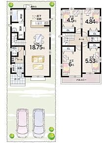 ○園和北小学校・・・徒歩7分 ○園田東中学校・・・徒歩15分 