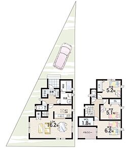○田井小学校・・・徒歩4分 ○第三中学校・・・徒歩3分 
