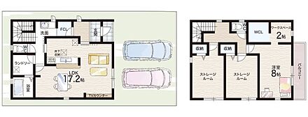 ○交北小学校・・・徒歩8分 ○山田中学校・・・徒歩5分 