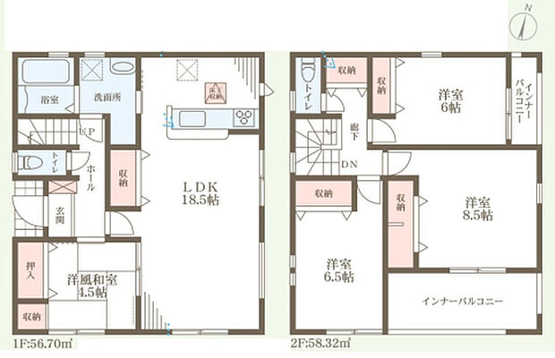 【4LDK】○登美丘西小学校・・・徒歩6分 ○登美丘中学校・・・徒歩11分
