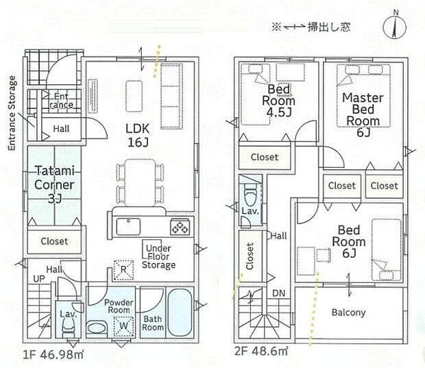 【3LDK】○大蓮小学校・・・徒歩20分 ○長瀬中学校・・・徒歩22分