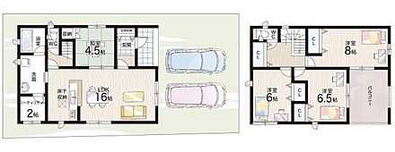 ○陵西小学校・・・徒歩12分 ○高田西中学校・・・徒歩17分 