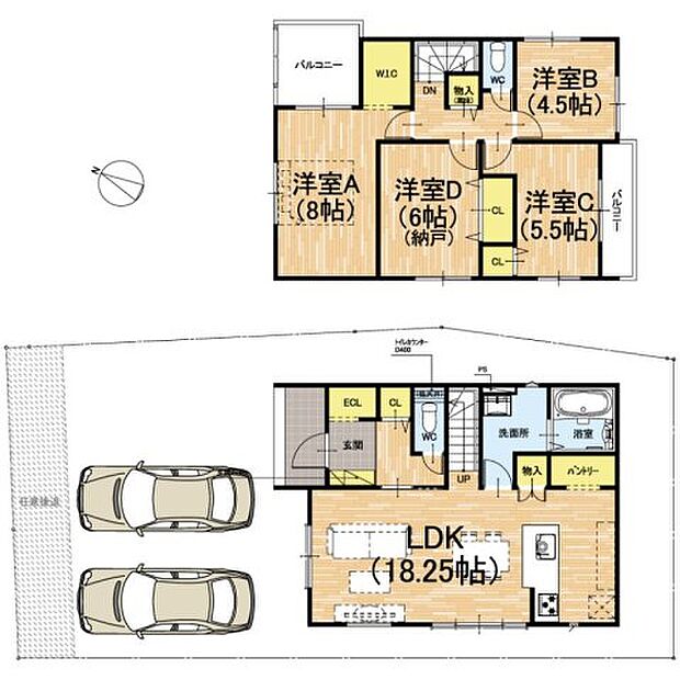 【3LDK+S(納戸)】○松尾小学校・・・徒歩6分 ○松尾中学校・・・徒歩12分