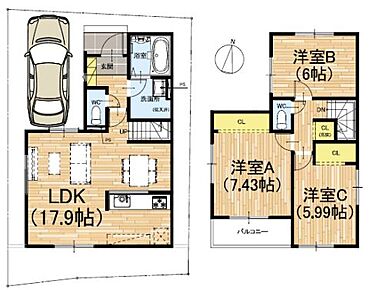 ○東谷小学校・・・徒歩3分 ○東谷中学校・・・徒歩9分 