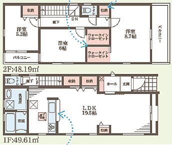 ○点野小学校・・・徒歩17分 ○第八中学校・・・徒歩14分 