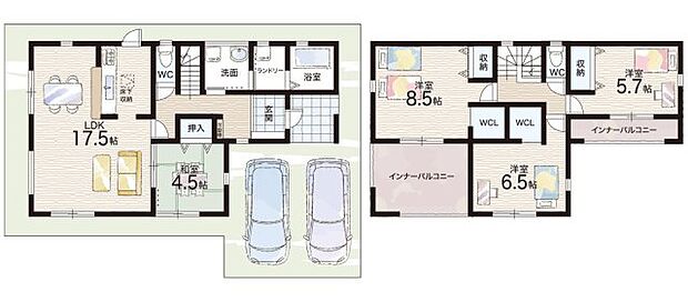【4LDK】○桜井市立桜井西小学校・・・徒歩11分 ○桜井市立桜井西中学校・・・徒歩21分