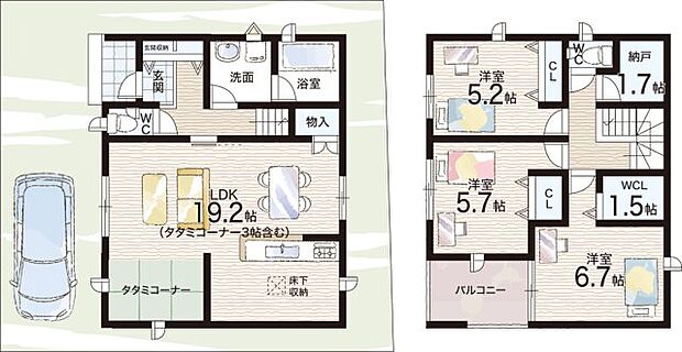【3LDK+S(納戸)】○川越小学校・・・徒歩4分 ○東香里中学校・・・徒歩20分
