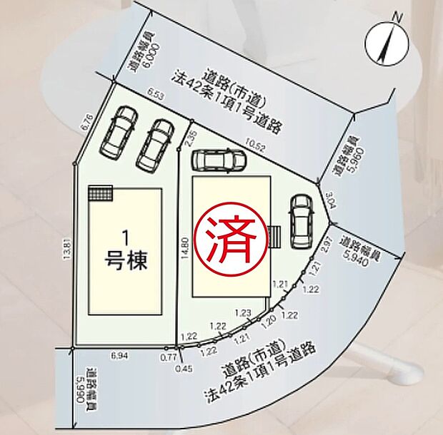 【区画図】
