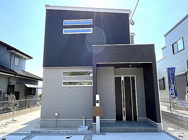 【2号地】スタイリッシュなデザインのお洒落な外観！