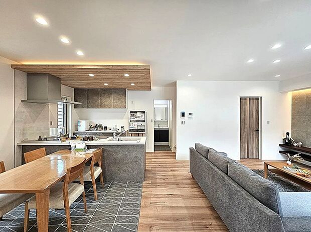 【【1号地】リビング】広々開放的なLDK!