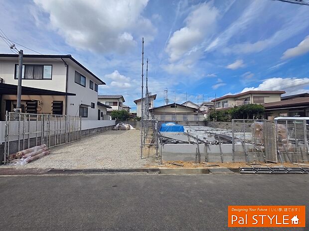 現地(建築中)加工画像
