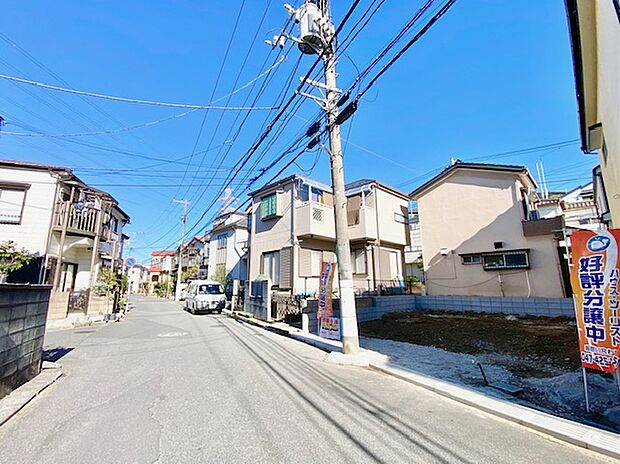 【現地外観】現地前面道路