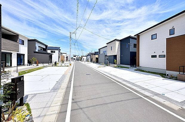 街並みの様子です。