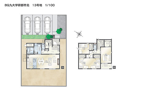 【4LDK】洋室を間仕切りことで4LDKとして活用できます。