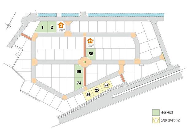 5区画先行販売！建売住宅のほか、モデルハウスも建築予定です。ぜひ現地をご見学ください。