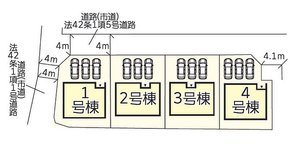 ■区画図（全4区画）