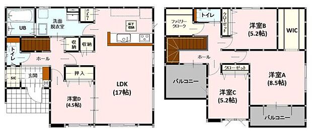 ６号棟｜間取り