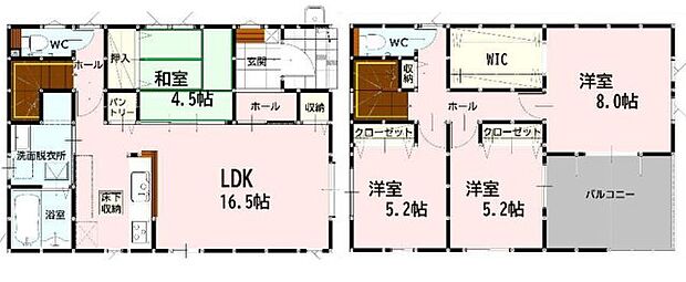２号棟｜間取り